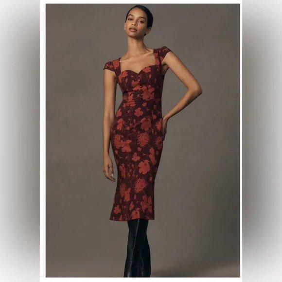 Maeve The Cecily Fit & Flare Sweetheart Dress L - Picture 2 of 3